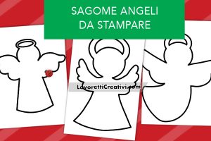 sagome angeli lavoretti