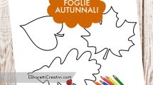 sagome foglie autunno