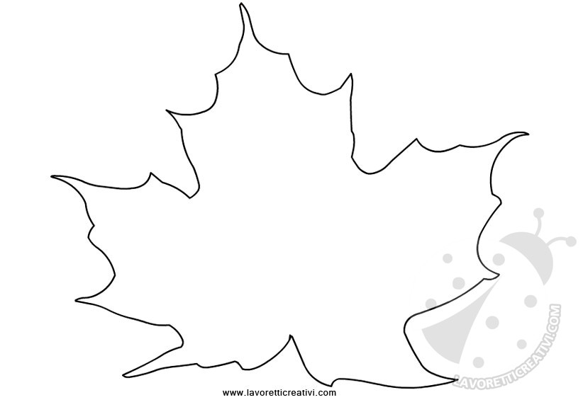Idee lavoretti autunno &#8211; Albero con foglia