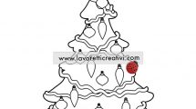 disegno albero natale