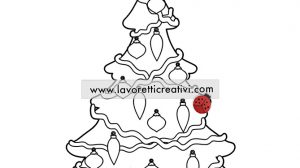 disegno albero natale