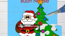 lavoretti natale puzzle