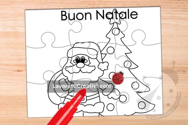 puzzle babbo natale