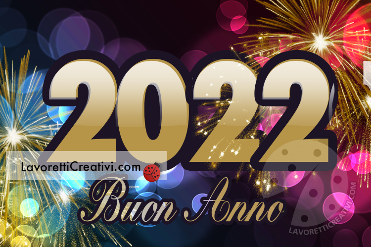 Auguri Buon anno 2022