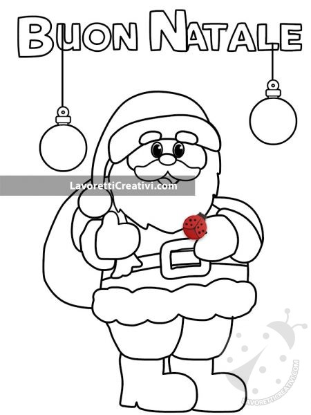 babbo natale disegno 21