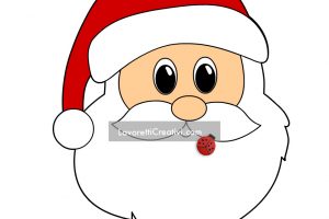 babbo natale disegno colorato