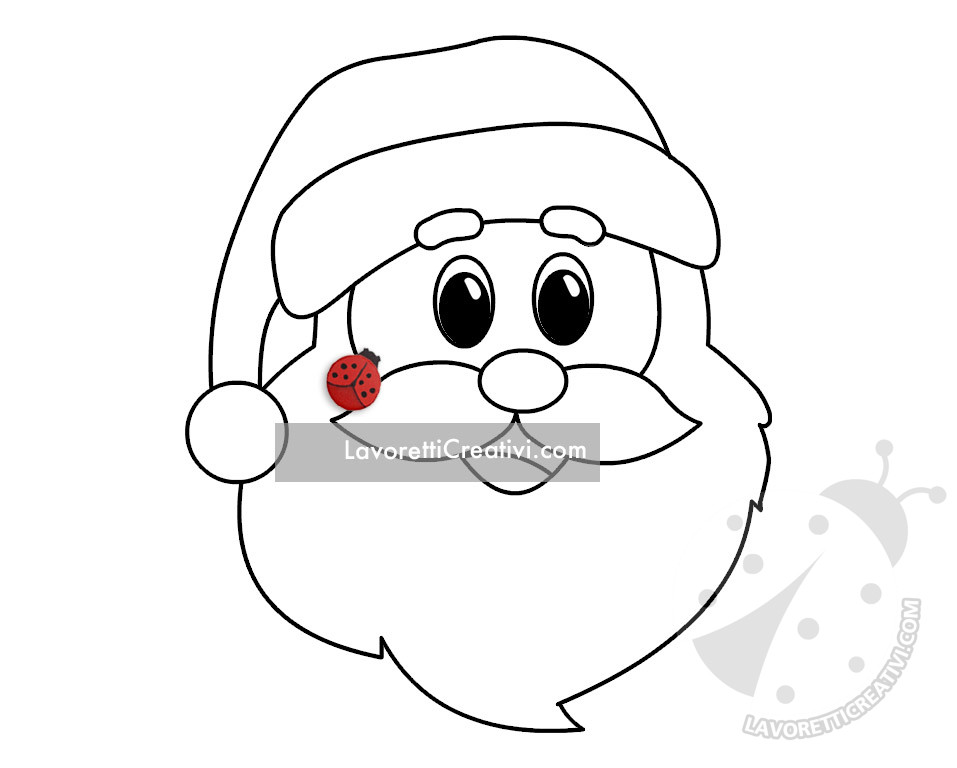 babbo natale disegno facile per bambini