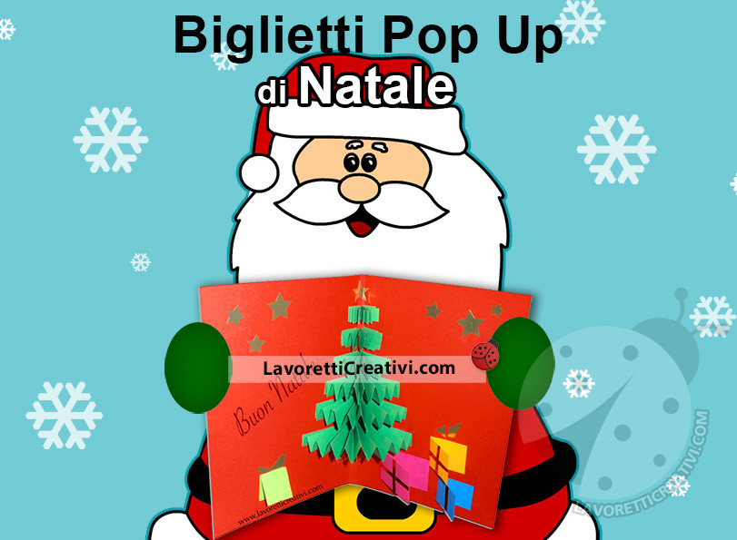 biglietti di natale fai da te pop up