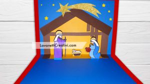 biglietto popup presepe