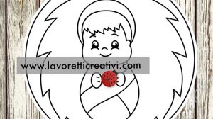 gesu bambino disegno