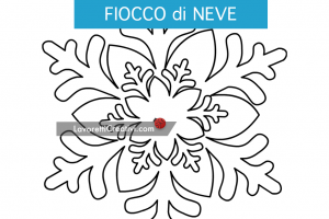 sagoma fiocco neve