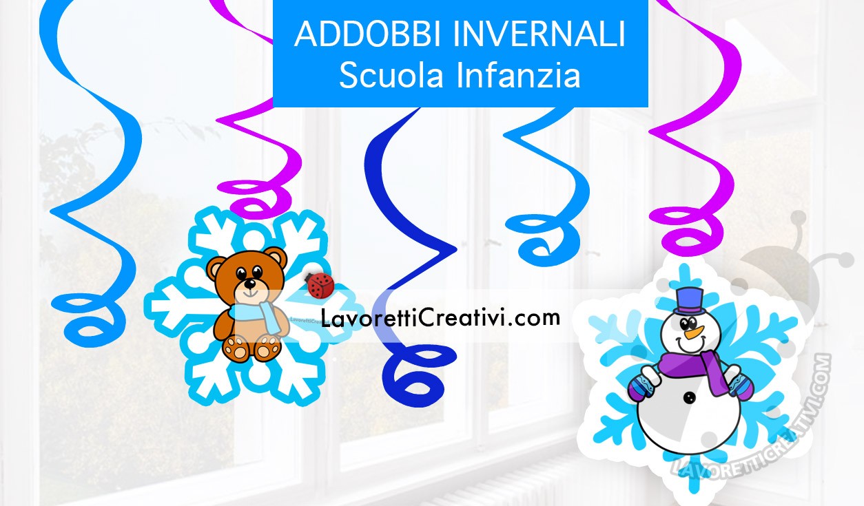 addobbi inverno scuola