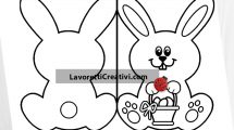biglietto pasqua coniglio