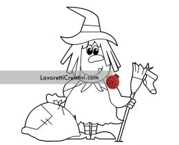 disegni befana