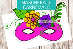 maschera fiori