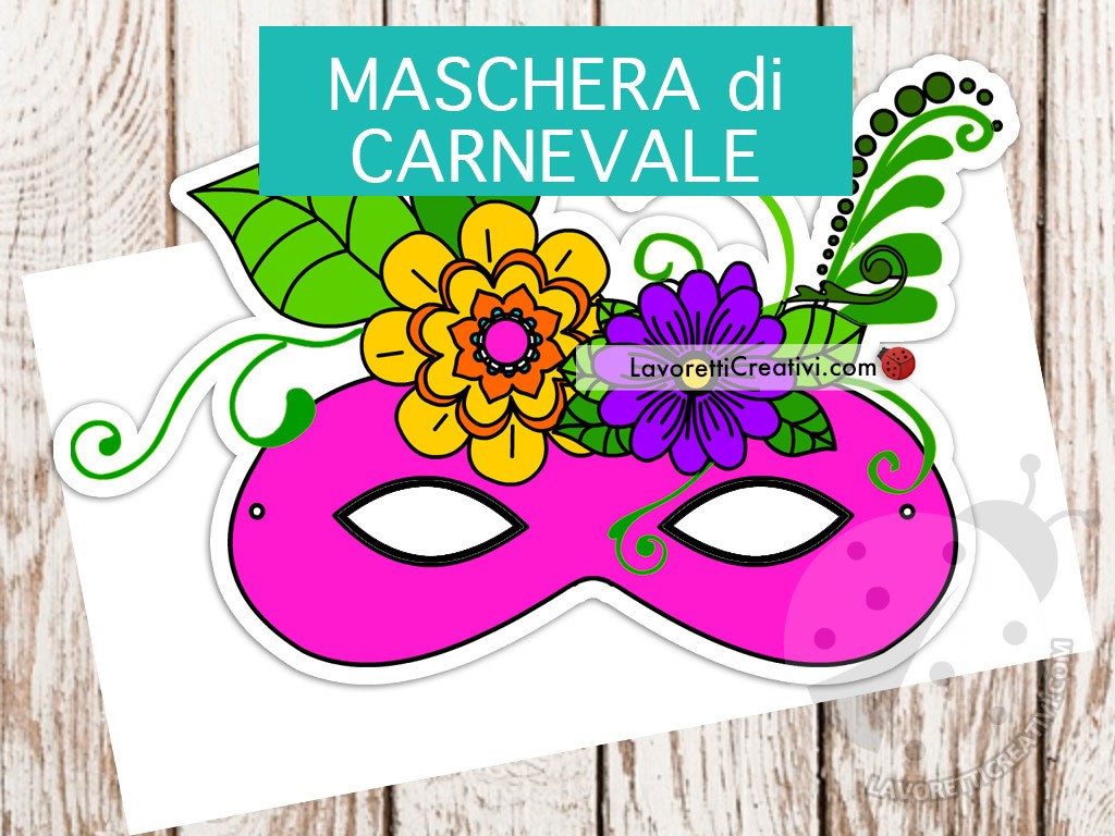 maschera fiori