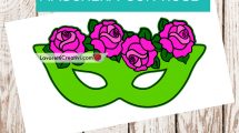 maschera rose