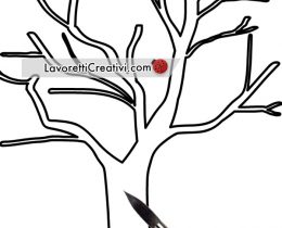 albero inverno disegno