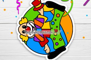 clown colorato