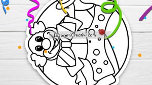 clown disegno