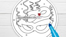 disegno carnevale