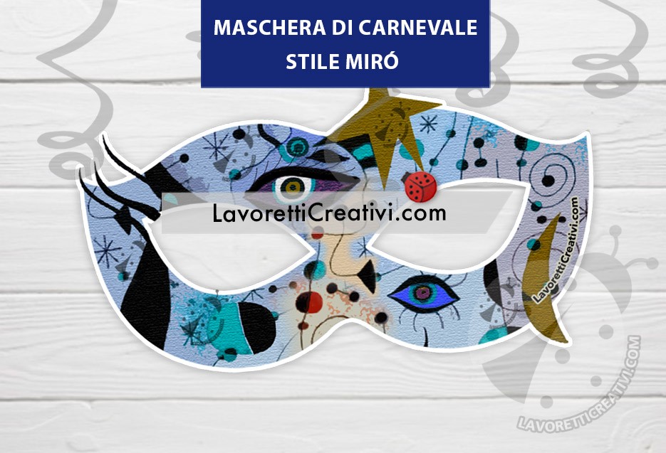 maschera carnevale miro