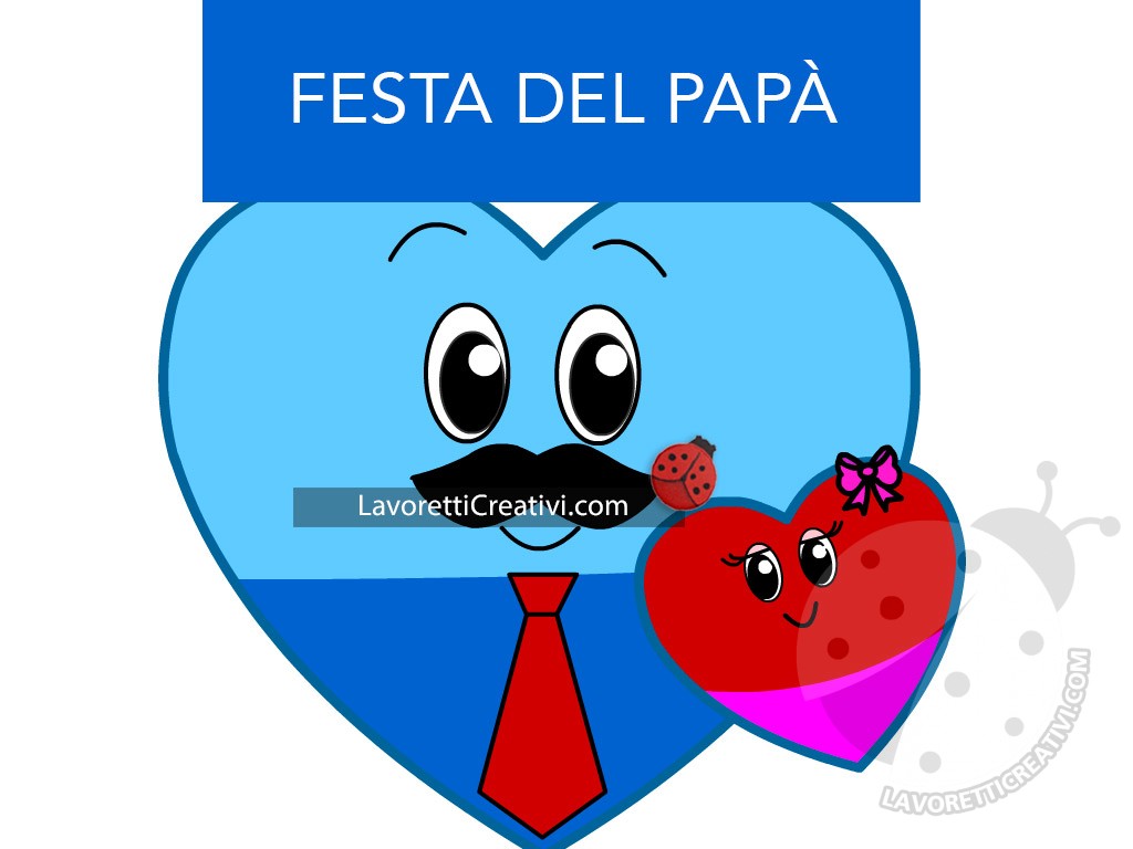 auguri festa papa cuori