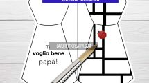 biglietto cravatta mondrian