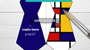 biglietto papa mondrian