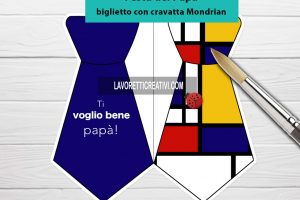 biglietto papa mondrian