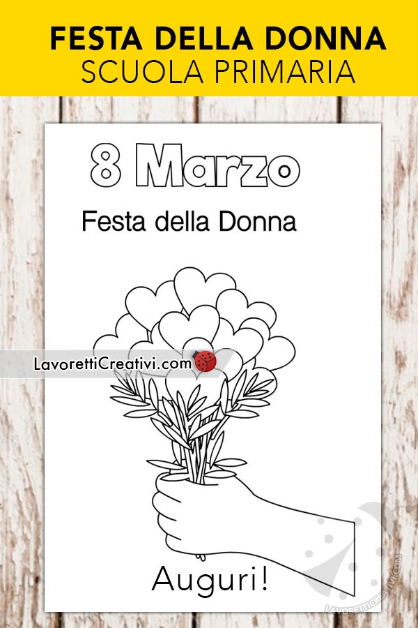 Disegno per la Festa della donna 7 festa donna mazzo mimose