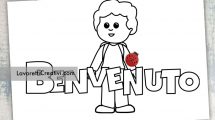 scritta benvenuto