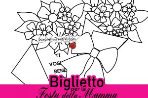 biglietto mamma mazzo fiori