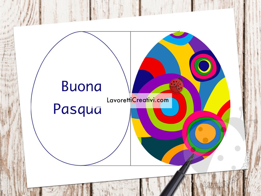 biglietto pasqua kandinsky