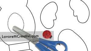 cartamodello pulcino porta ovetto