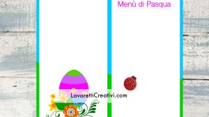 modello menu pasqua