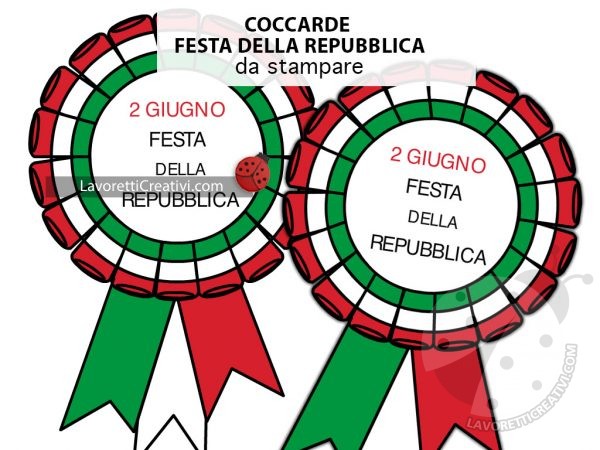 coccarde festa della repubblica