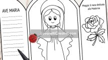 disegno madonna maggio