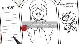 disegno madonna maggio