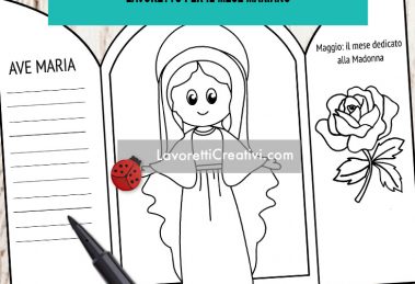 disegno madonna maggio
