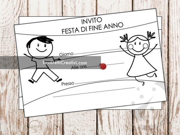 festa fine anno inviti