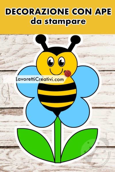 Fiore con ape Giornata mondiale delle api