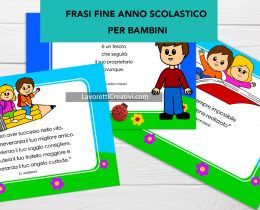 frasi fine anno bambini