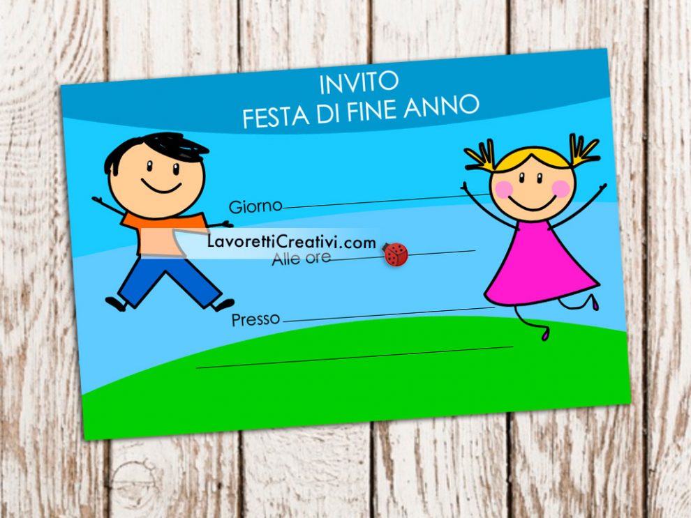 Inviti Per Feste Di Fine Anno Scolastico