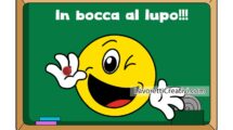 In bocca al lupo esame