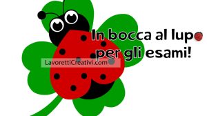In bocca al lupo esami