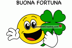 buona fortuna emoticon