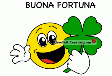 buona fortuna emoticon