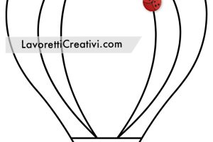 mongolfiera disegno