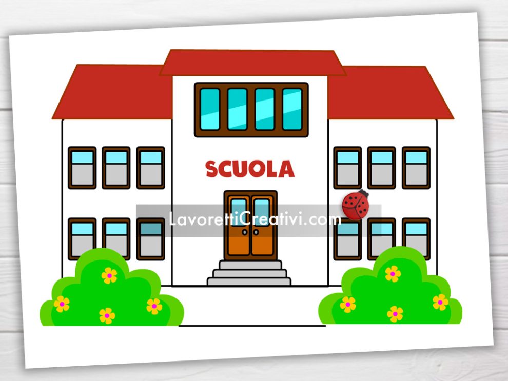Disegno scuola da stampare - Lavoretti Creativi